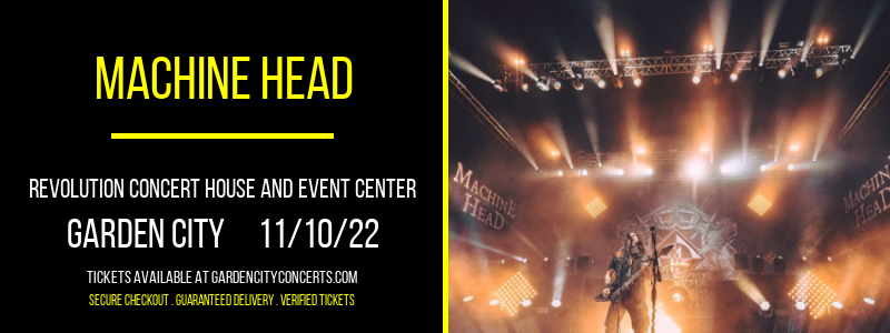Machine Head at Revolution Concert House tickets Machine Head at Revolution Concert House