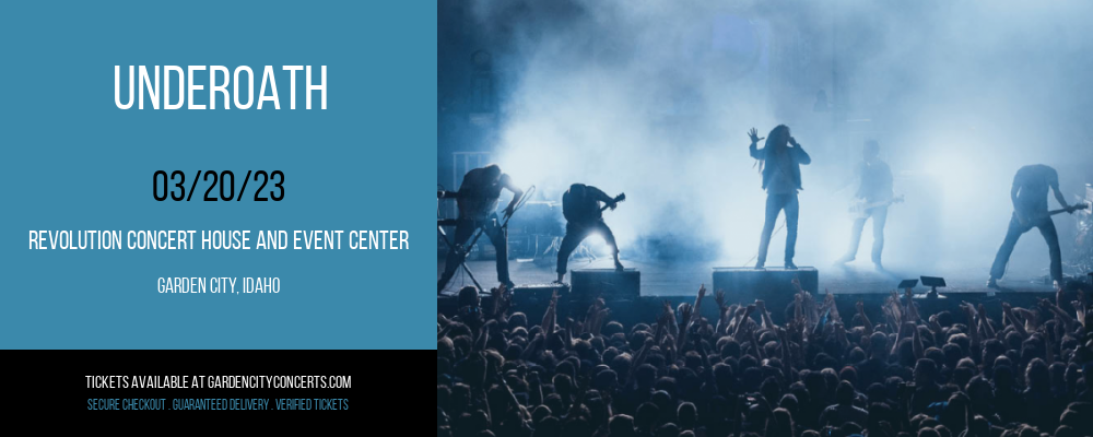 Underoath at Revolution Concert House tickets Underoath at Revolution Concert House