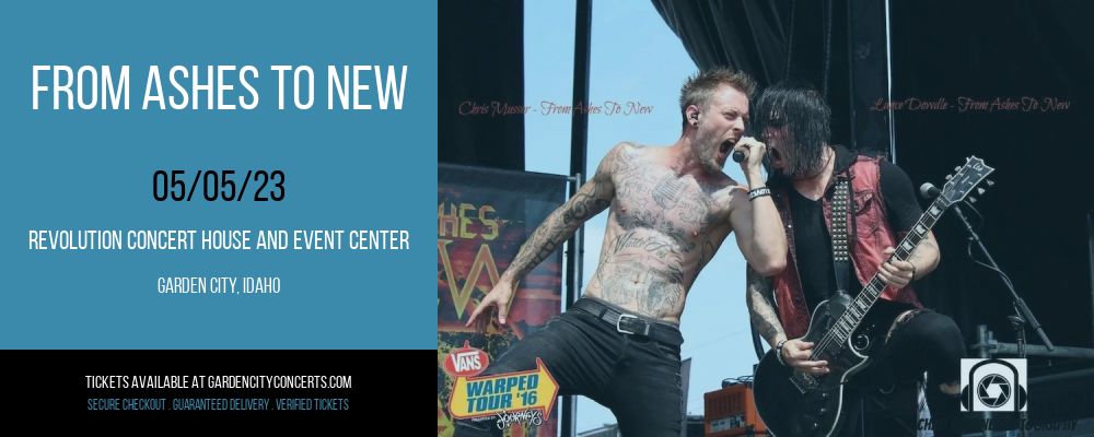 From Ashes To New at Revolution Concert House tickets From Ashes To New at Revolution Concert House