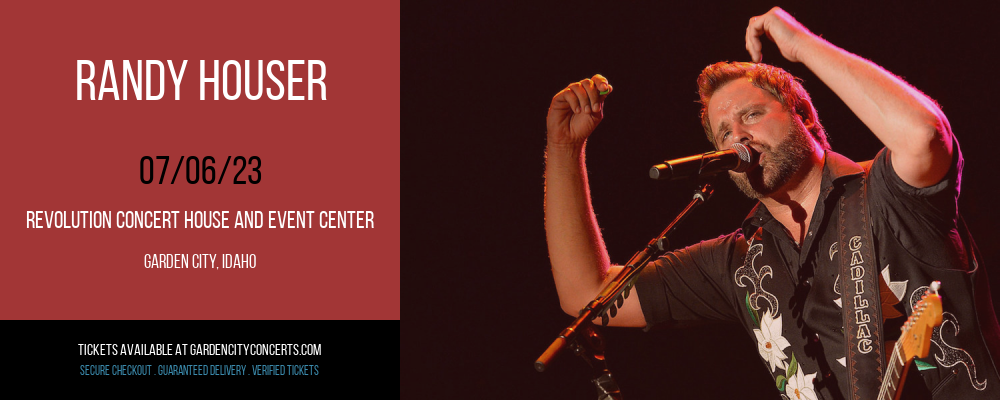 Randy Houser at Revolution Concert House tickets Randy Houser at Revolution Concert House