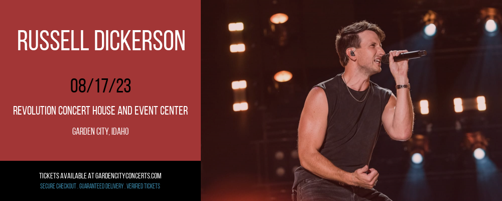 Russell Dickerson at Revolution Concert House tickets Russell Dickerson at Revolution Concert House