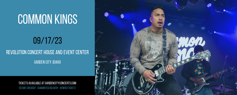 Common Kings at Revolution Concert House tickets Common Kings at Revolution Concert House