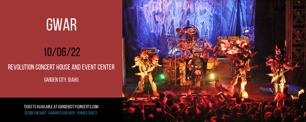 GWAR at Revolution Concert House tickets GWAR at Revolution Concert House