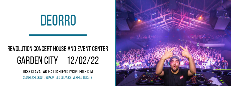 Deorro at Revolution Concert House tickets Deorro at Revolution Concert House