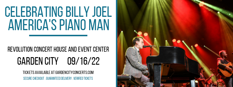 Celebrating Billy Joel - America's Piano Man at Revolution Concert House tickets Celebrating Billy Joel - America's Piano Man at Revolution Concert House
