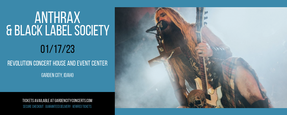 Anthrax & Black Label Society at Revolution Concert House