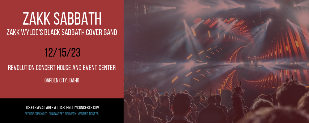 Zakk Sabbath - Zakk Wylde's Black Sabbath Cover Band at Revolution Concert House and Event Center