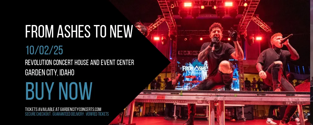 From Ashes to New at Revolution Concert House and Event Center